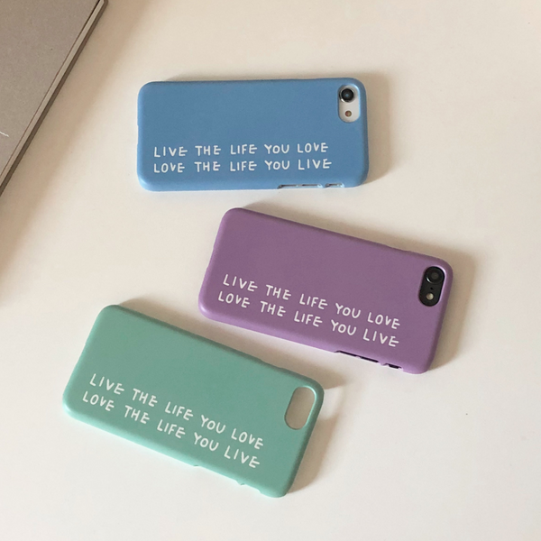 [bora and] Live the Life You Love Matte Hard Case
