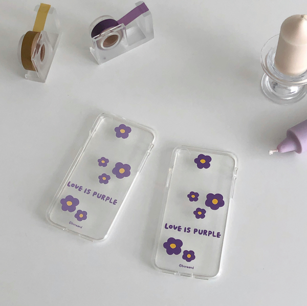 [bora and] Love is Purple Jelly Case