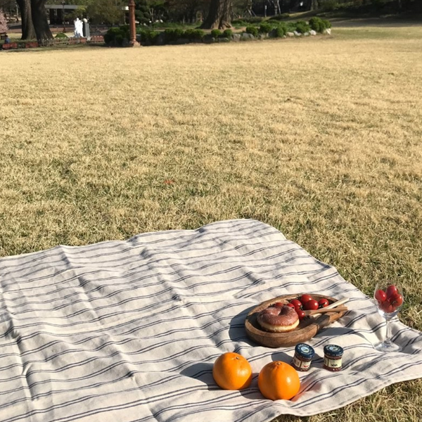 [ONMYOWN] Bluelinen Picnic Mat