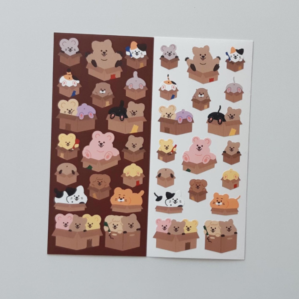 [YOUNG FOREST] Box Quokka Sticker