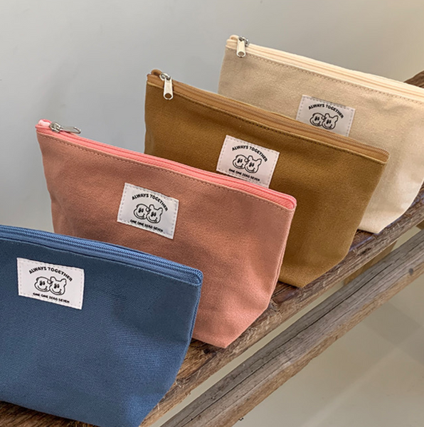 [1107] 4 Colour Fabric Pouch