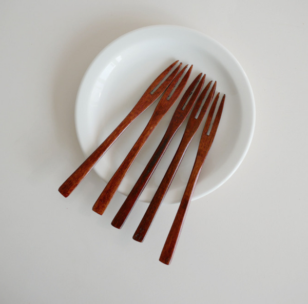[Bracket Table] Wood Tea Fork