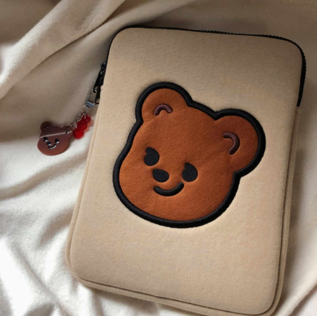 [pureureum design] Cupid Bear Laptop Case/ Ipad Pouch