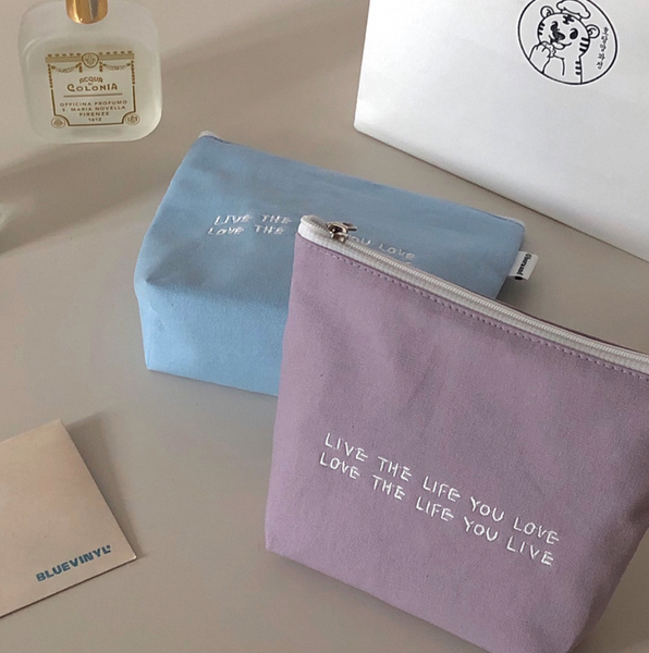 [bora and] Live the Life You Love Pouch