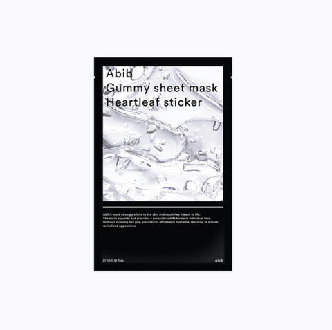 [Abib] Gummy Sheet Mask - Heartleaf Sticker (1P)