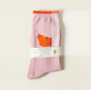 [WARMGREYTAIL] ARMCHAIR SOCKS (PINK)