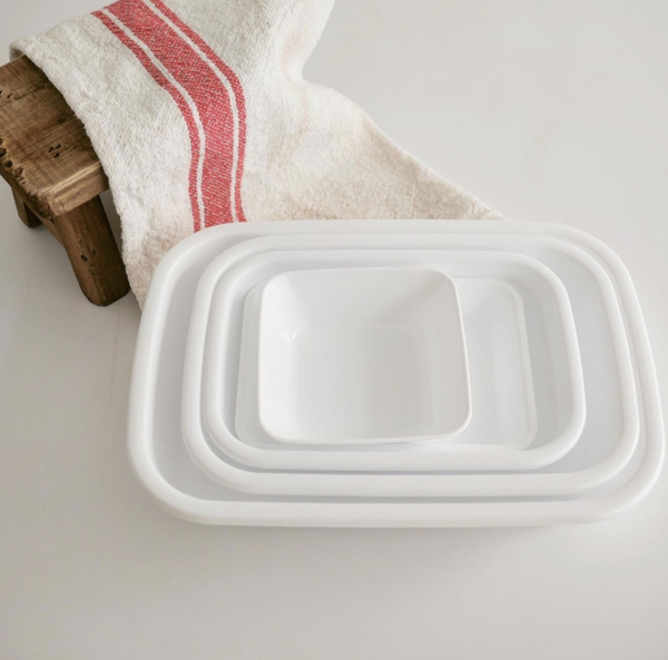 [Bracket Table] White Food Tray