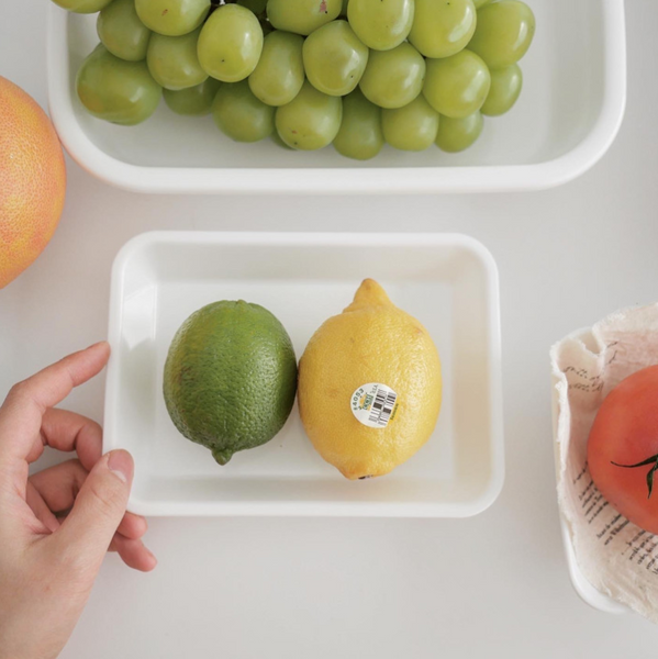 [Bracket Table] White Food Tray