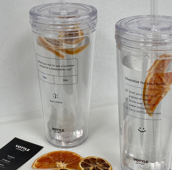 [VOTTLE] Checklist/ Yes or No Tumbler 500ml