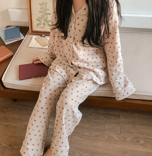 [Juuneedu] Labien Rose Cotton Pyjamas