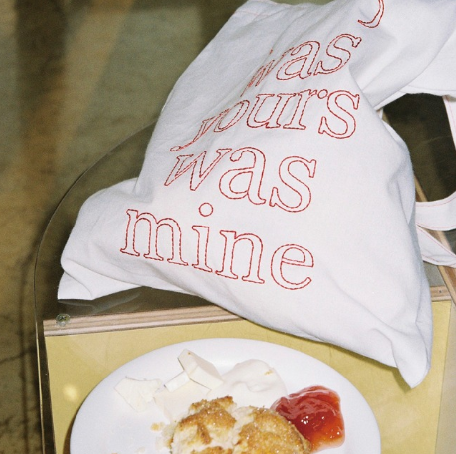 [was yours was mine] Cotton Bag - Red