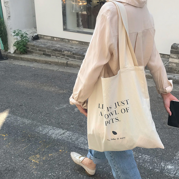[second morning] Linen Eco Bag