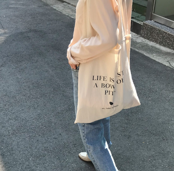 [second morning] Linen Eco Bag