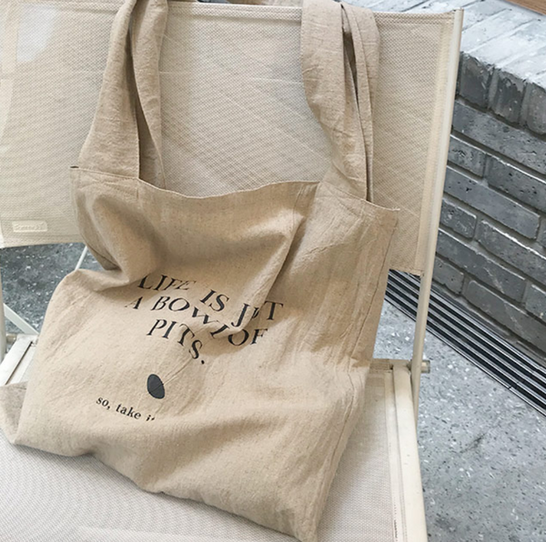 [second morning] Linen Eco Bag