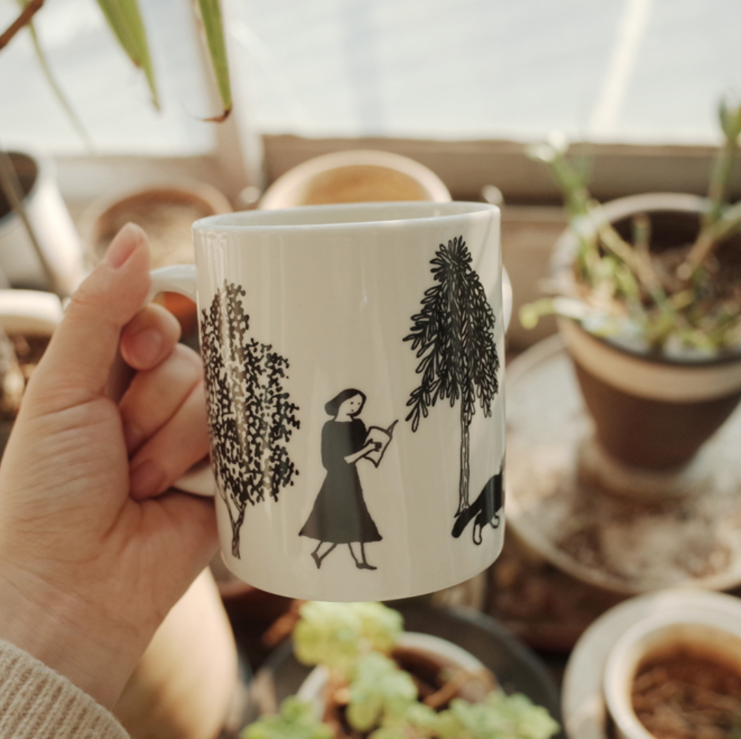 [HUGINN AND MUNINN] Walk Mug 350ml