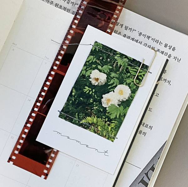 [MOMENT STORAGE] Fabric Polaroid Card