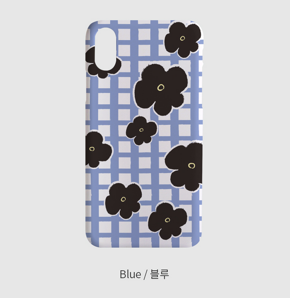 [tipitipo] Check Flower Hard Case
