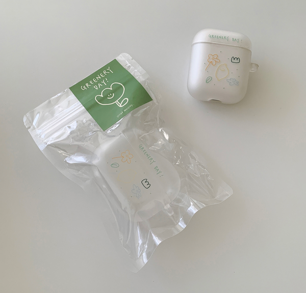 [second morning] Greenery AirPods Case