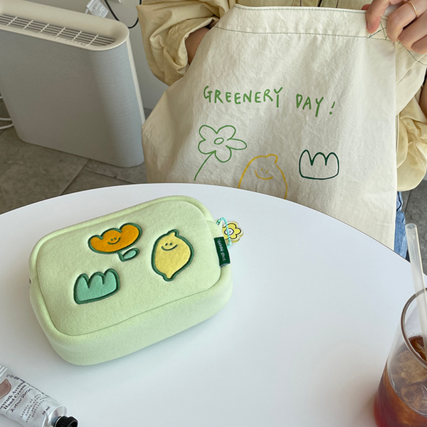 [Second Morning] Greenery Pouch