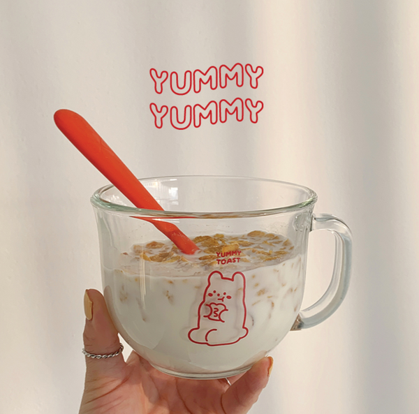 [THENINEMALL] Yummy Toast Gummy Cereal Cup 470ml