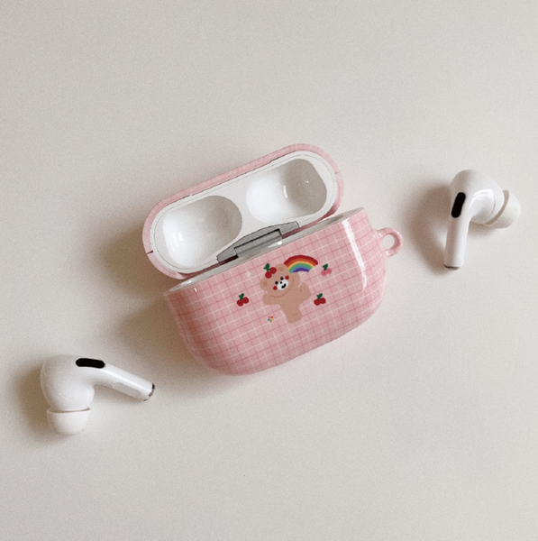 [malling booth] Cherry Rainbow Airpods Case