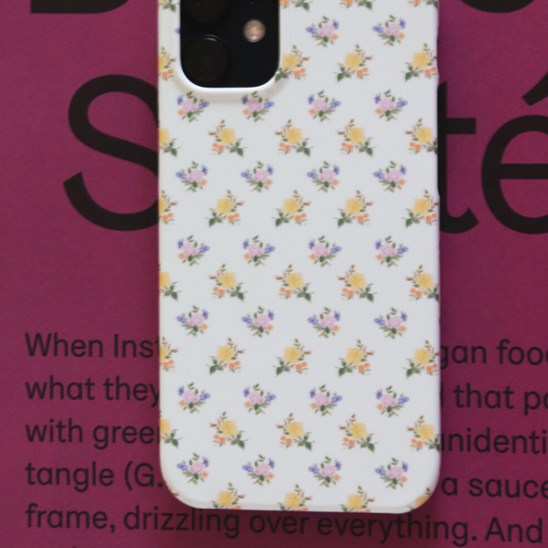 [Malgrecela] IPhone Hard Case - Fleurette