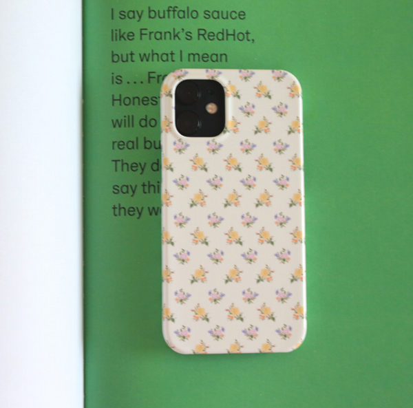 [Malgrecela] IPhone Hard Case - Fleurette