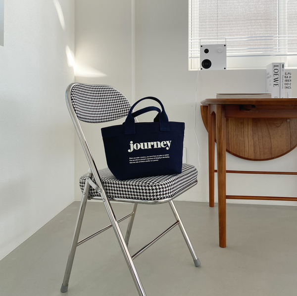 [studio. joee]  Journey Canvas Bag (Navy)