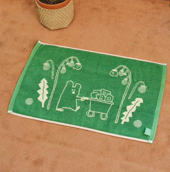 [Dinotaeng] Quokka and Veges Mini Rug