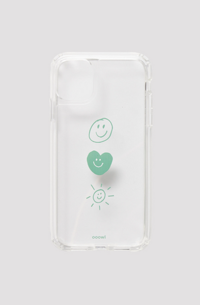 [ooowl] PHONECASE LOVE HEART SUN