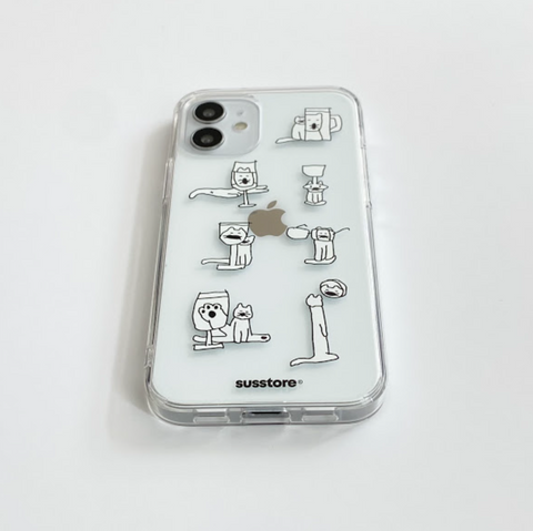 [SUSSTORE] Meaoong Clear Hard Case ver.2