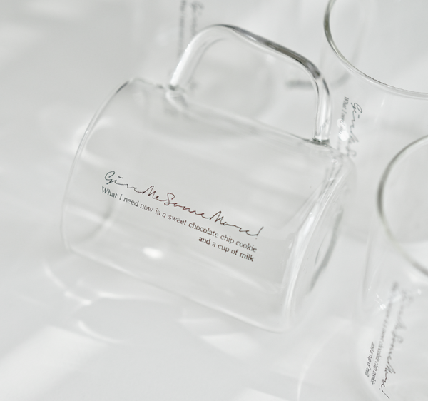 [August8th] Some More Lettering Glass Mug 430ml