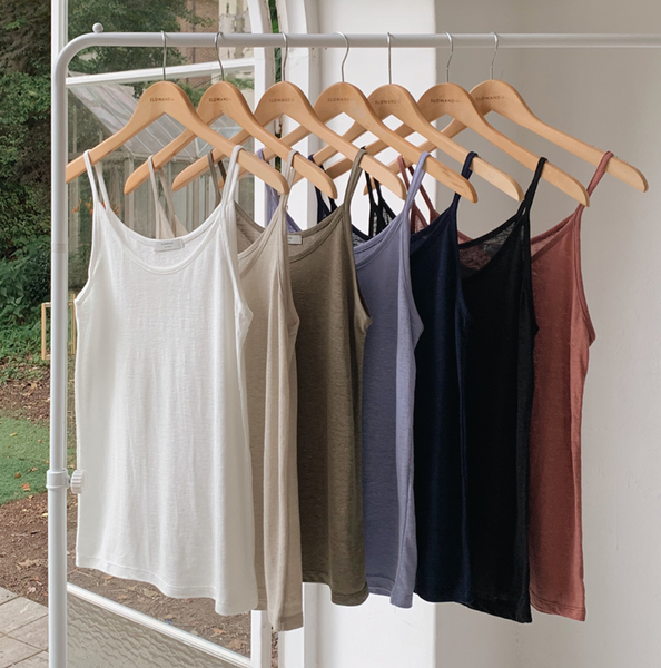 [SLOWAND] Bio Linen Sleeveless (7 colours)