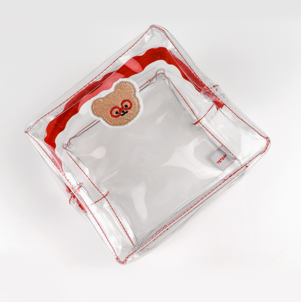 [TETEUM] SQUARE PVC POUCH