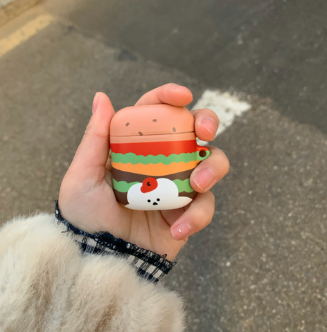 [chanibear] Hamburger AirPods Case