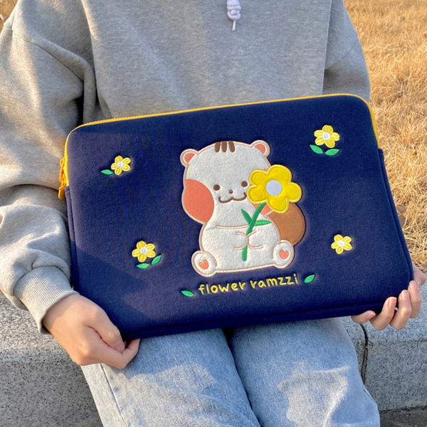 [Ramzzi's Handmade Store] Flower Ramzzi Laptop Case/ Ipad Pouch