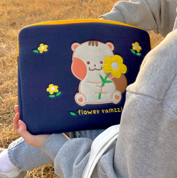 [Ramzzi's Handmade Store] Flower Ramzzi Laptop Case/ Ipad Pouch