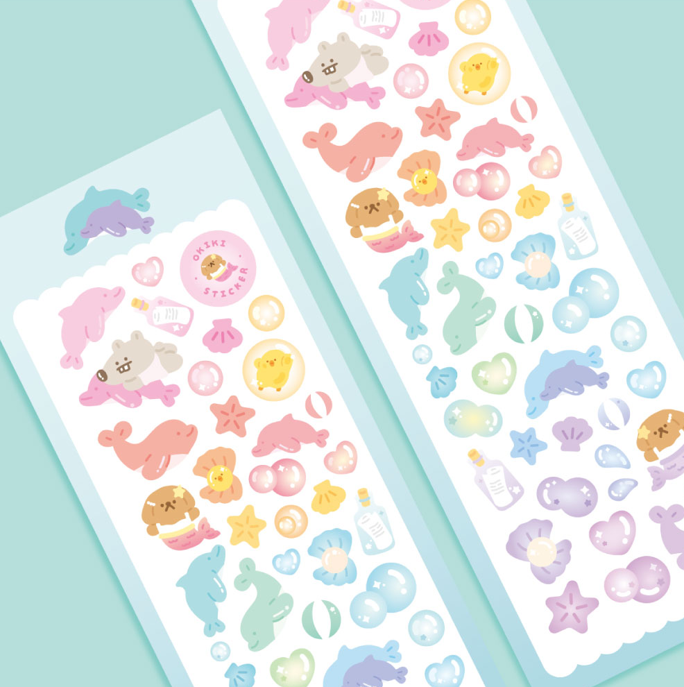 [OKIKI] Bubble Sticker