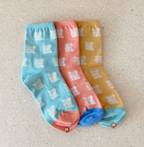 [Sockstaz X Dinotaeng] BOBO Pattern Socks