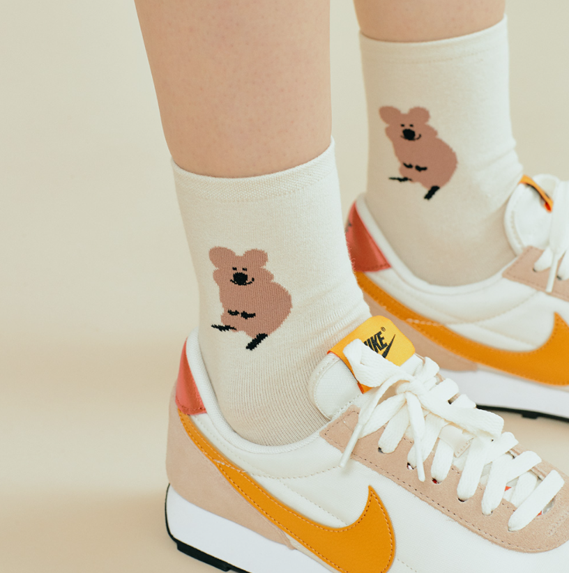 [Sockstaz X Dinotaeng] Quokka Socks