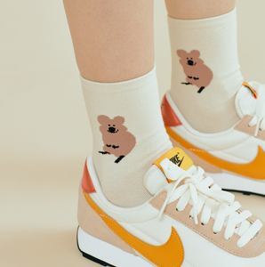 [Sockstaz X Dinotaeng] Quokka Socks