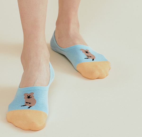 [Sockstaz X Dinotaeng] Quokka Invisible Socks