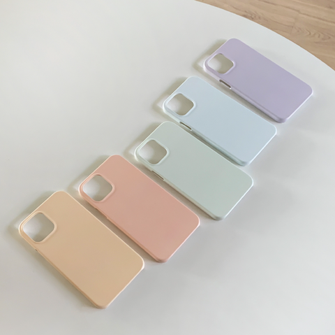 [Mademoment] Butter Milk Plain Design Phone Case