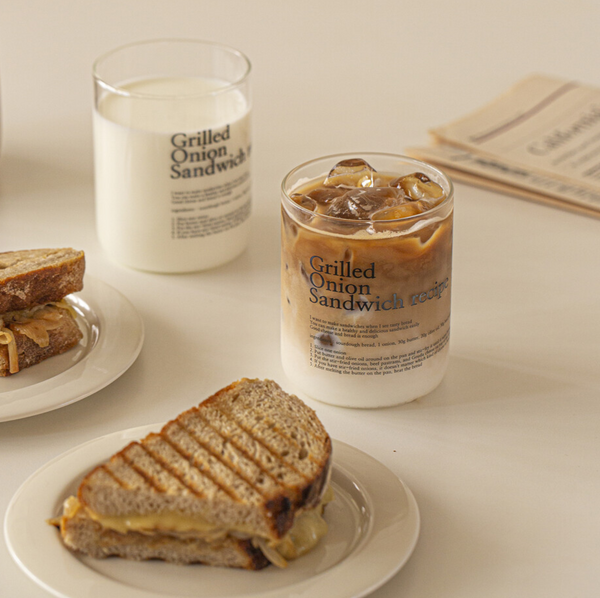 [momur] Grilled Onion Sandwich Glass 430ml