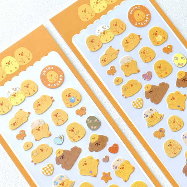 [OKIKI] Yellow Duck Sticker