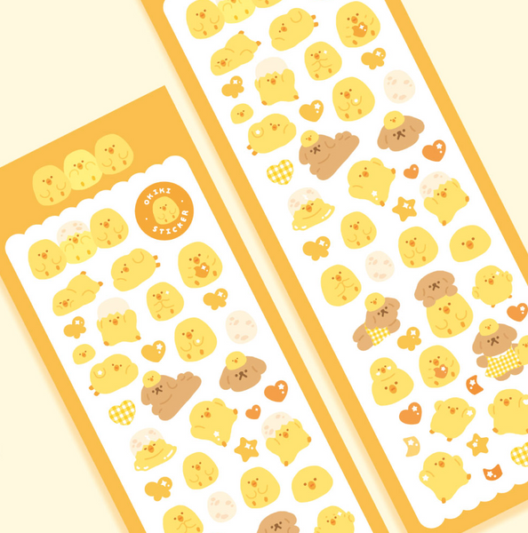 [OKIKI] Yellow Duck Sticker