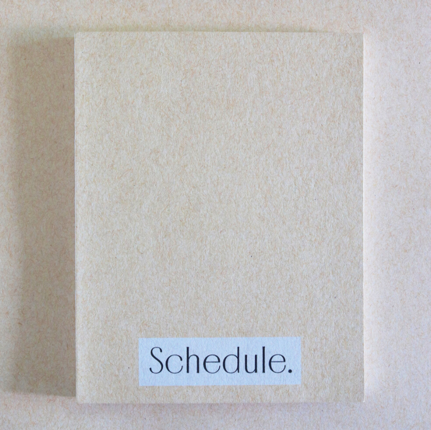 [Malgrecela] 'Schedule' Diary