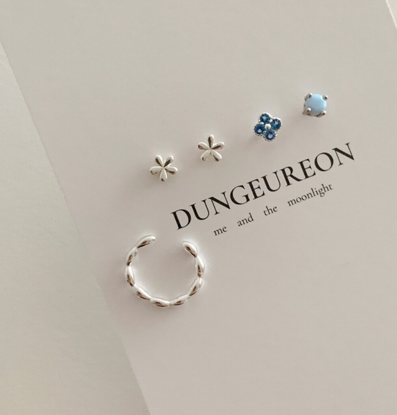 [DUNGEUREON] Aroha Silver Earrings