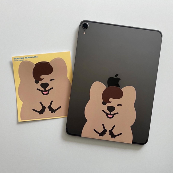 [YOUNG FOREST] Wink Quokka Removable Sticker