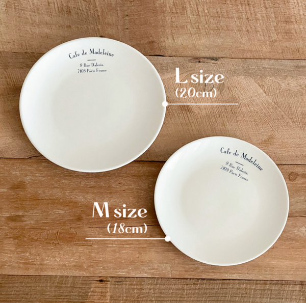 [JOEY AT HOME] Cafe Madeleine Plate (18cm, 20cm)